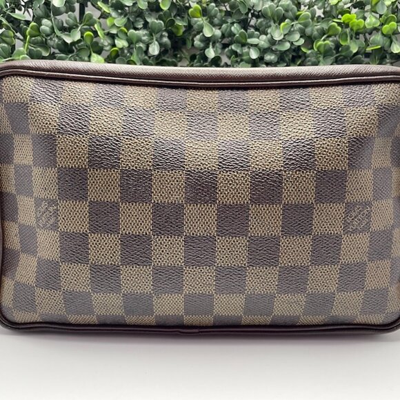 Louis Vuitton Handbags - Louis Vuitton Damier Ebene Trousse Toilette Cosmetic Bag Toiletry Pouch